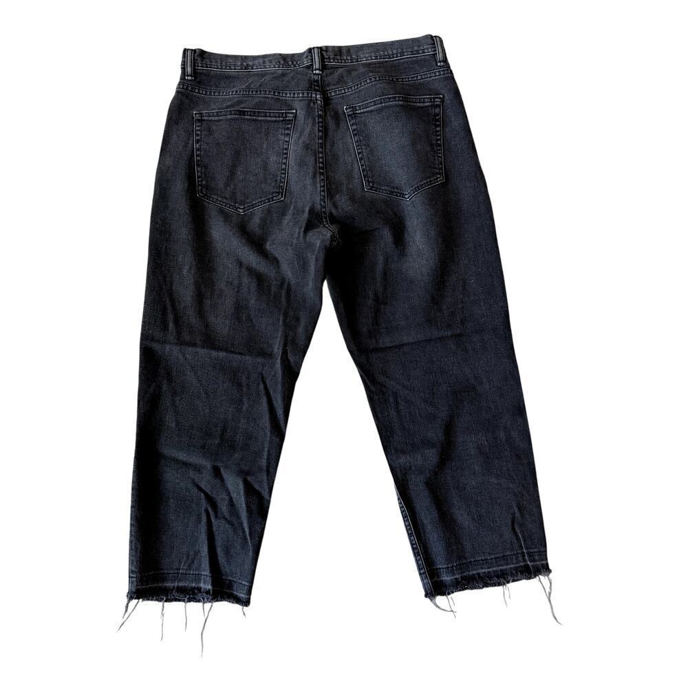 BDG Straight Cut-Off Stretch Faded Black Jeans 34x32 - Picture 3 of 6